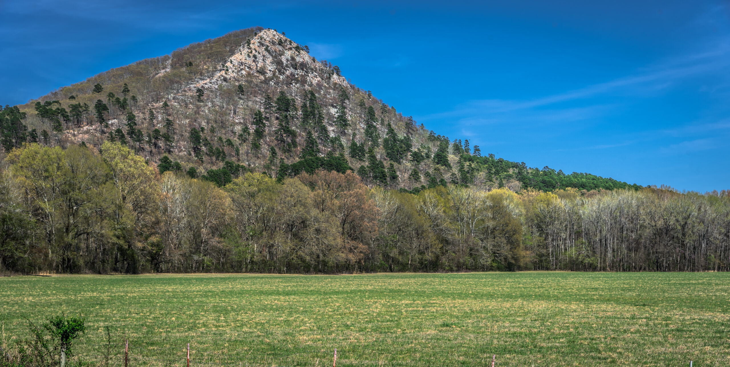 pinnacle mountain the way i looked, located in little rock, arkansas, usa